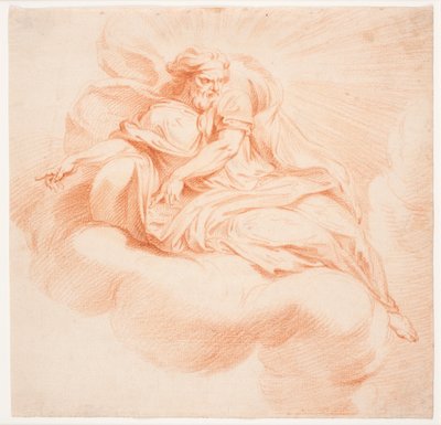Dieu le Père flottant sur un nuage - Hendrik Krock