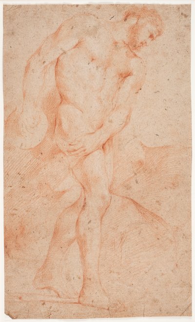 Étude de modèle masculin, debout - Hendrik Krock