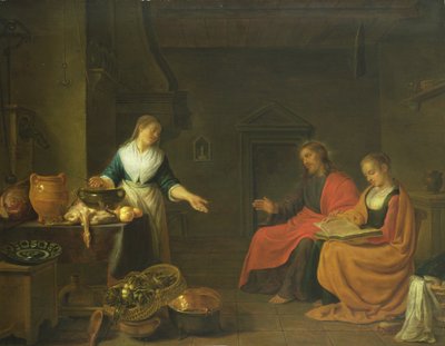 Le Christ dans la maison de Marthe et Marie, 1645 - Hendrik Martensz Sorgh