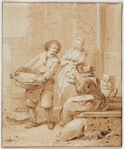Le poissonnier - Hendrik Meijer