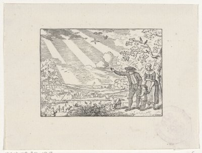 Homme et femme enseignant à un garçon différentes espèces animales - Hendrik Numan