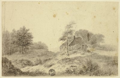 Cottage sur la Colline - Hendrik Pieter Koekkoek