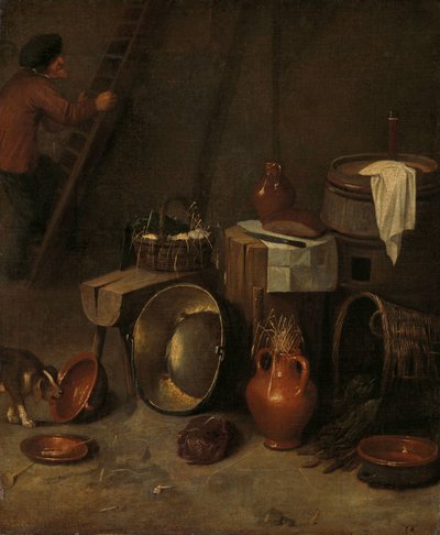 Nature morte dans une étable - Hendrik Potuyl