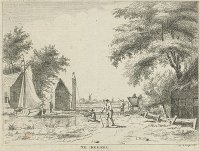 Vue sur une rivière - Hendrik Roosing