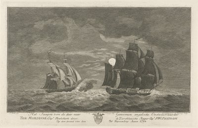 Sextroh chasse le Marianne, 1782 - Hendrik Roosing