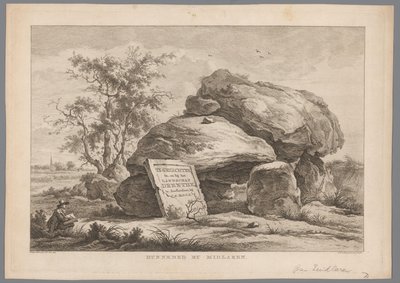 Dolmen près du village de Midlaren Hunnebed by Midlaren (titre sur l