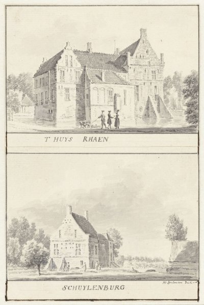 Les manoirs Rhaan et Schuylenburg à Salland, Overijssel - Hendrik Spilman