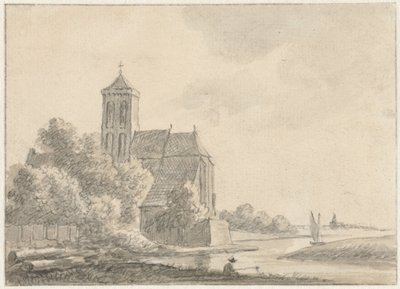 Vue de Cuijk - Hendrik Tavenier (possibly)