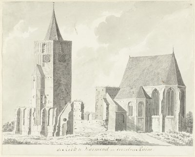 Église de Warmond et sa ruine - Hendrik Tavenier