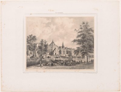 Vue de Haarlem depuis le Spaarne - Hendrik Wilhelmus Last