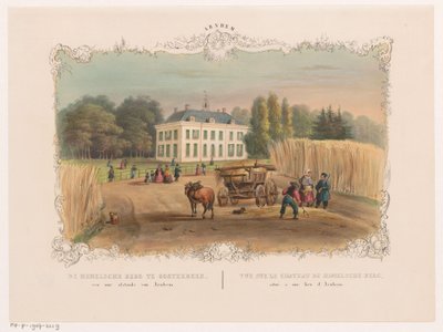 Vue du domaine et de la maison Hemelse Berg à Oosterbeek - Hendrik Wilhelmus Last