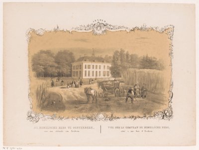 Vue du domaine et de la maison Hemelse Berg à Oosterbeek - Hendrik Wilhelmus Last