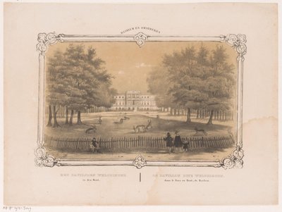 Vue du pavillon Welgelegen (Haarlem et ses environs) - Hendrik Wilhelmus Last