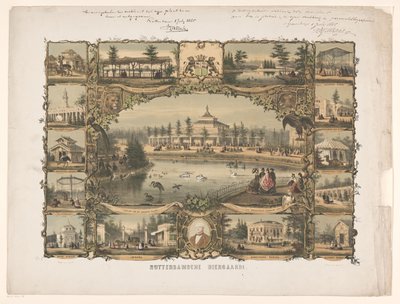 Vues du zoo de Rotterdam - Hendrik Wilhelmus Last