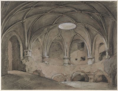 Partie du Spanjaardshol sur le Vreeburg à Utrecht - Hendrik Willem Cramer