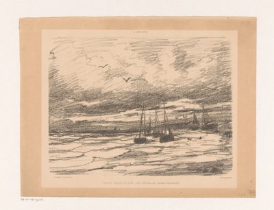 Temps orageux sur les côtes de Scheveningue - Hendrik Willem Mesdag