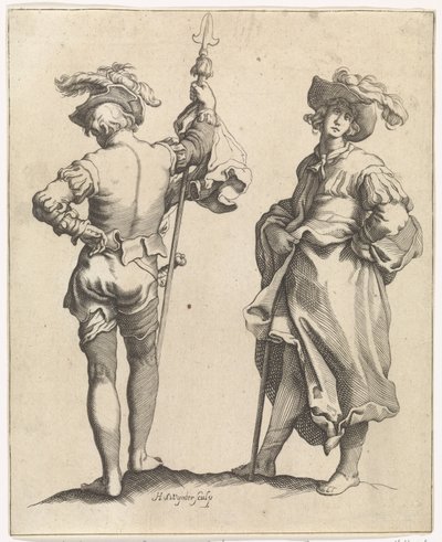 Deux soldats - Hendrik Winter