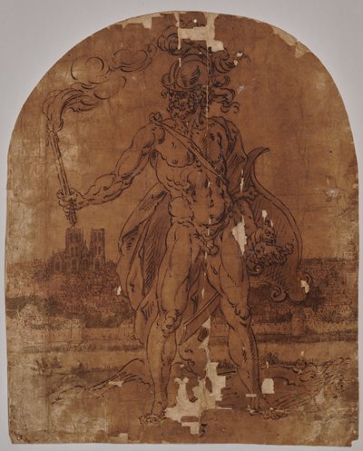 Mars devant les murs de Bruxelles - Hendrik de Clerck