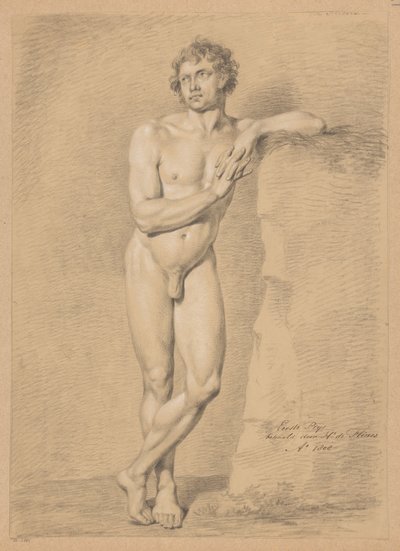Homme nu debout, vu de face (1er prix 1808) - Hendrik de Flines