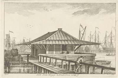 Cabane de pêche à Amsterdam dans l