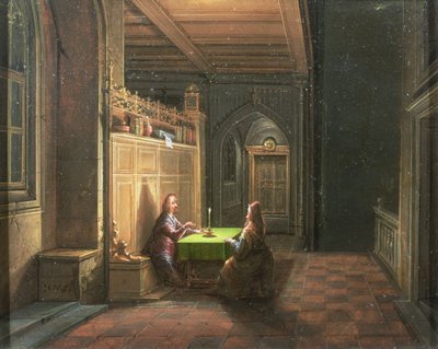 Le Christ dans la maison de Nicodème - Hendrik van Steenwyck