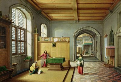 Christ dans la maison de Marthe et Marie - Hendrik van Steenwyk