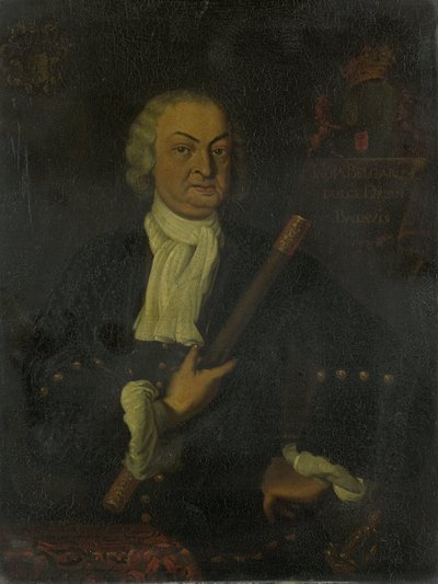 Hendrik Swaardecroon (1667-1728). Gouverneur général (1718-25) - Hendrik van den Bosch (copy after)