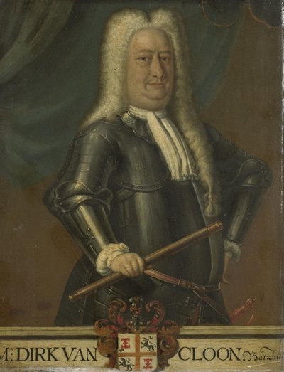 Portrait de Dirk van Cloon, Gouverneur général des Indes orientales néerlandaises - Hendrik van den Bosch (free after)