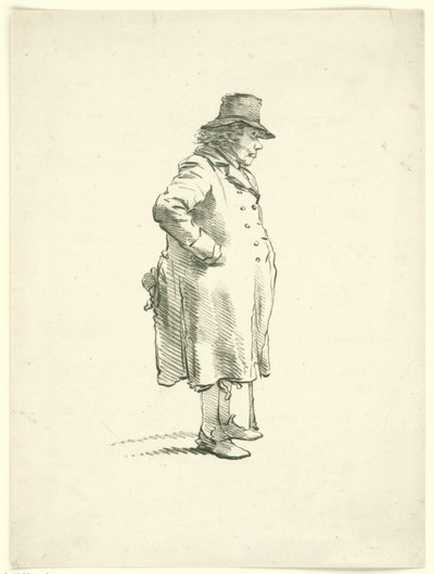 Portrait du mendiant Hendrik Delbroeck - Hendrik van der Burgh