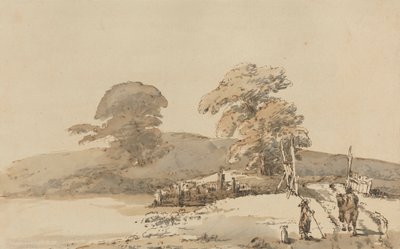 Paysage avec un pont - Heneage Finch fourth Earl of Aylesford