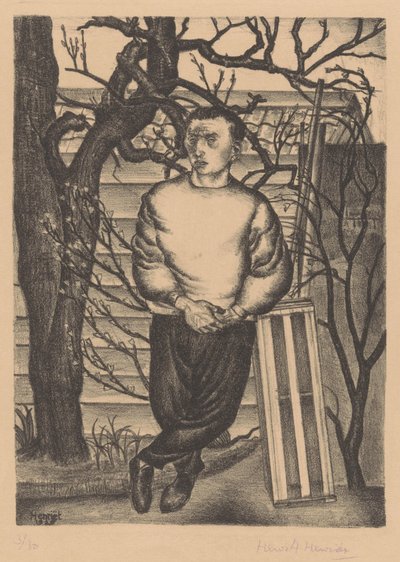 Homme debout près d