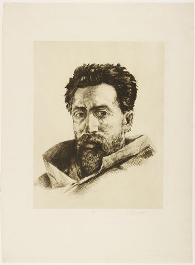Un gréviste, vers 1888 - Henri Charles Guérard
