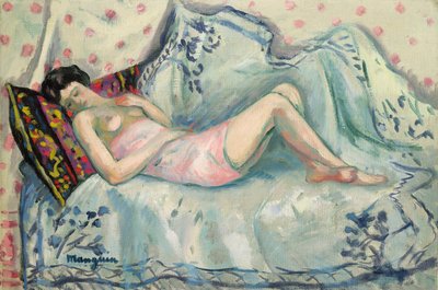 Anita en blouse rose - Henri Charles Manguin