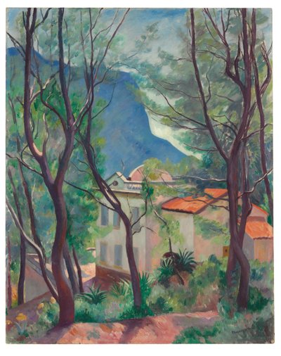La maison dans les arbres, Villecroze - Henri Charles Manguin