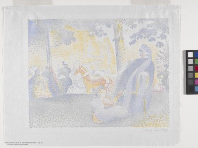 Aux Champs-Élysées - Henri Edmond Cross