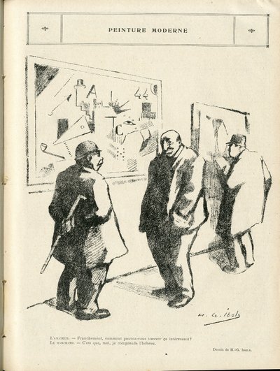 Illustration par H. G. Ibels dans Le Rire, 04/02/22 - Peinture moderne - Art, Antisémitisme, Avant-garde - Juif - Henri Gabriel Ibels