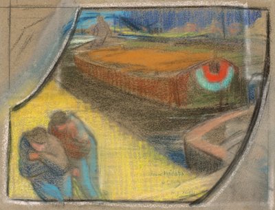 Studie für das Theaterprogramm für "Boubouroche" und "Valet de coeur (Pikbube)" - Henri-Gabriel Ibels