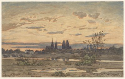 Vue de Moulins - Henri-Joseph Harpignies