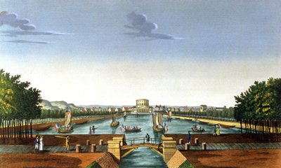 Paris, le bassin de la Villette - Henri (after) Courvoisier Voisin