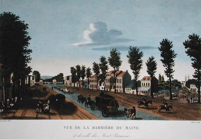 La Barrière du Maine, vers 1815-20 - Henri (after) Courvoisier Voisin