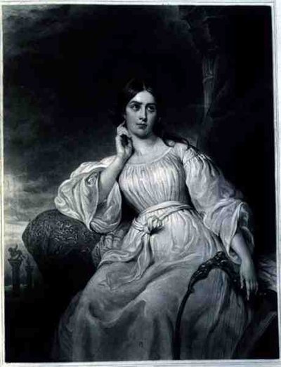 Madame Malibran dans le rôle de Desdemona, gravé par Charles Turner, vers 1830 - Henri (after) Decaisne