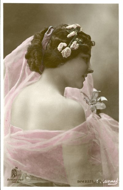 Femme au foulard rose - Henri (after) Manuel
