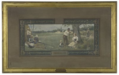 Esquisse pour la salle des mariages de la mairie du 14e arrondissement : Maternité, en 1889 - Henri Adrien Tanoux