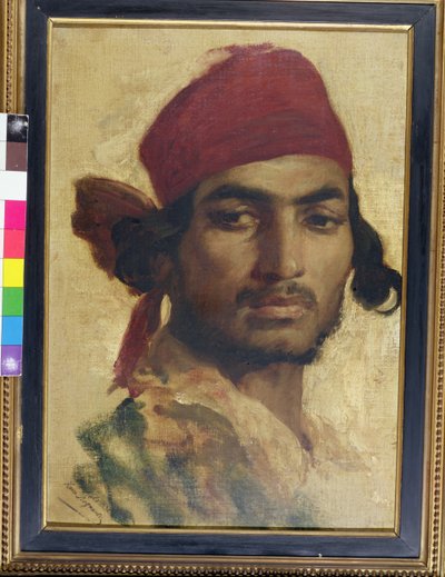 Gitano, étude de tête - Henri Alexandre Georges Regnault