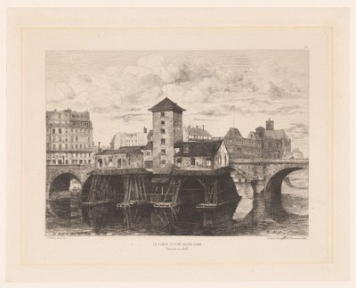Vue du Pont Notre-Dame - Henri Alexandre Saffrey