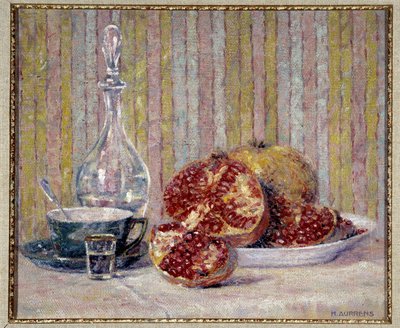 Nature morte avec grenades - Henri Aurrens