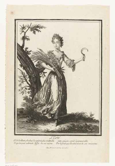 Été (Personnifications des quatre saisons) - Henri Bonnart (possibly)