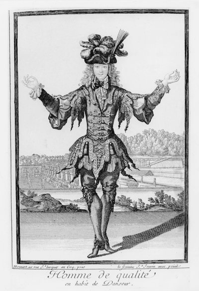 Homme de qualité, habillé en danseur - Henri Bonnart