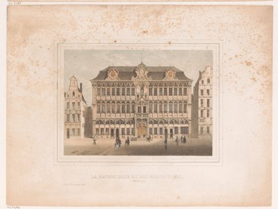 Vue de la Maison Grand Place à Bruxelles - Henri Borremans (attributed to)