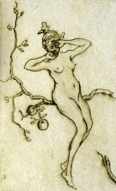 Femme nue se réveillant - Henri Boutet